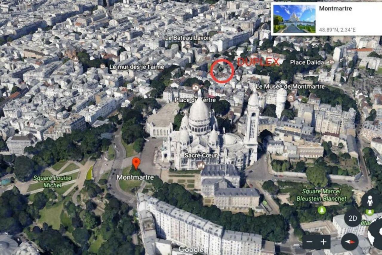 Luxurious Duplex - Top Of Montmartre パリ エクステリア 写真